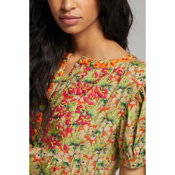 Anthropologie Auretta Beaded Mini Dress - Picture 4 of 9